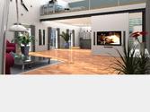 Plan 3D de dcoration d intrieur