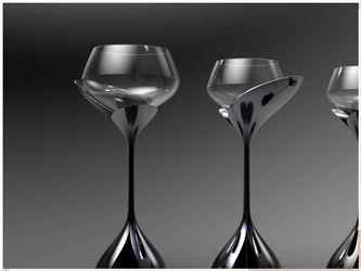 Verres à pieds modulables
