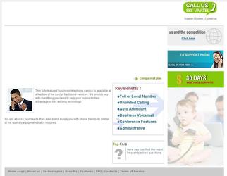 site vitrine pour prsenter les produits et services d un oprateur VOIP canadien